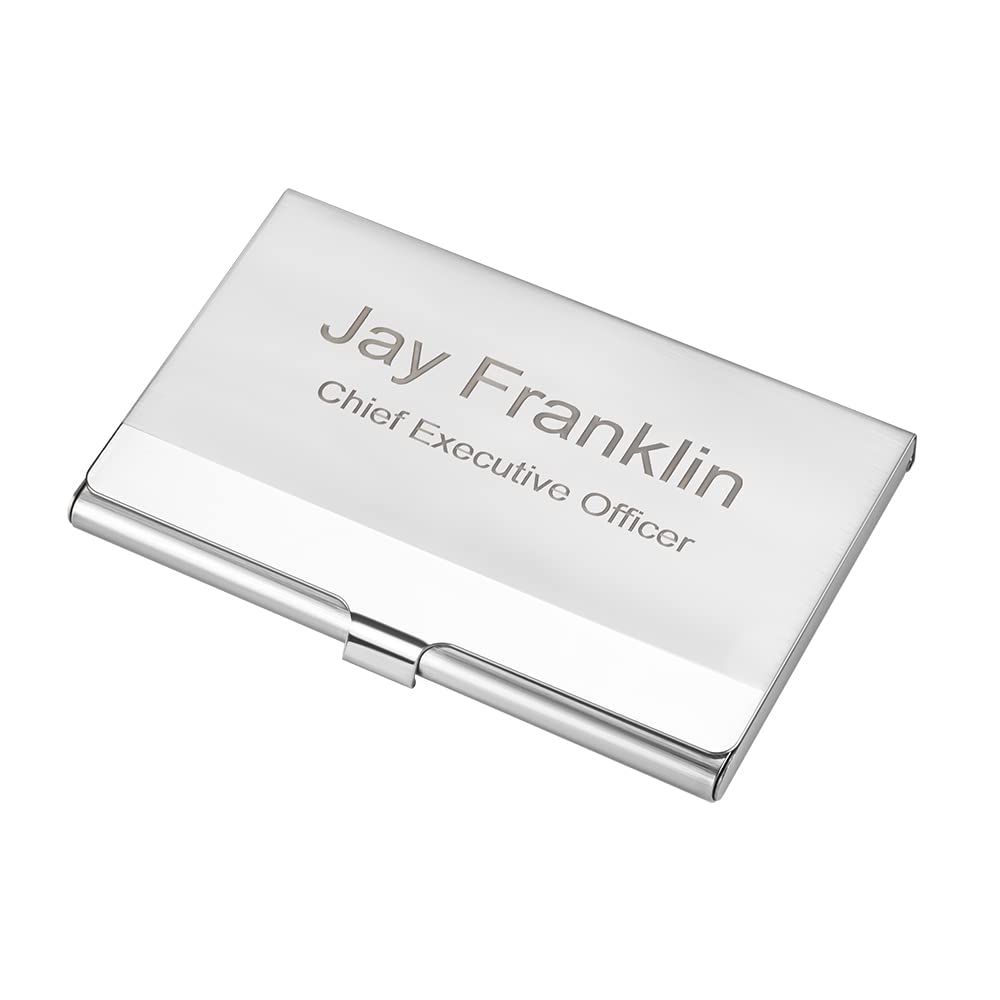 Amazon.com: Personalized Business Card Holder, Custom